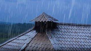 2 Hours of Heavy Rain Sounds ⛈️ | Relaxing Storm Ambience for Sleep, Study, or Focus