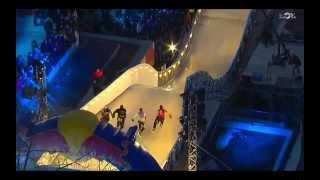 preview picture of video 'Red Bull Crashed Ice Edmonton 2015 Finals - Round of 64, Heat 3'