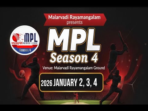 MALARVADI PREMIER LEAGUE SEASON 4 || DAY 1 || 2026