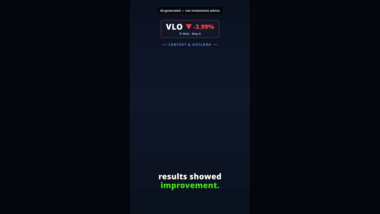 VLO drops 3.99% on 2026-05-06 — AI explainer