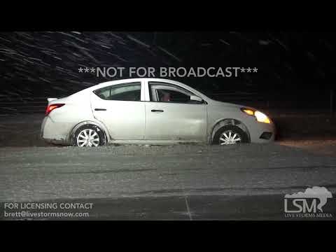 1-16-2018 Steele, Mo to Blytheville, Ar Heavy snow causes accidents I-55 North to be shut down