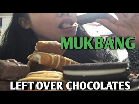 MUKBANG -LEFTOVER CHOCOLATES |OREO |SNICKERS |PUMPKIN SPIES |