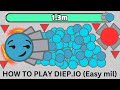 How to get 1 million in Diep.io | FOR COMPLETE BEGINNERS