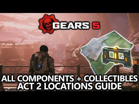 Gears 5 - All Components & Collectibles Locations Guide - Act 2