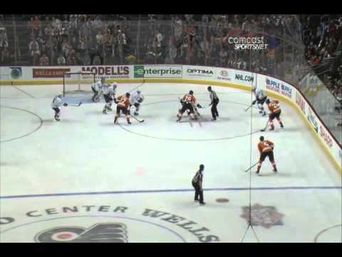 Jeff Carter scores again vs the Oilers - 3-3-2011