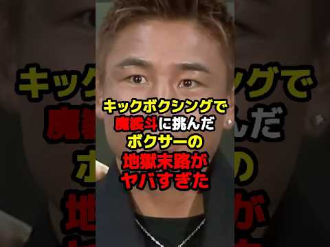 キックボクシングで魔裟斗に喧嘩を売ったボクサーの地獄末路がヤバすぎた。#rizin #魔裟斗 #キックボクシング #ブレイキングダウン