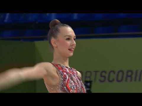 Elena Smirnova - Ribbon AA - 2020 European Championships Kyiv