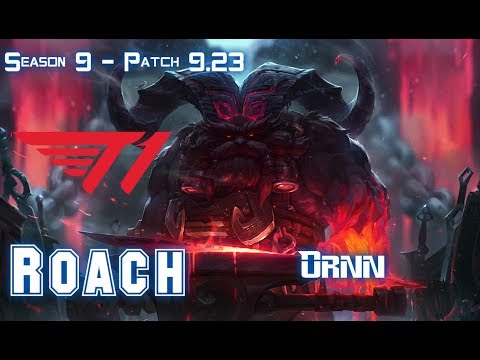 SKT T1 Roach ORNN vs JAX Top - Patch 9.23 KR Ranked