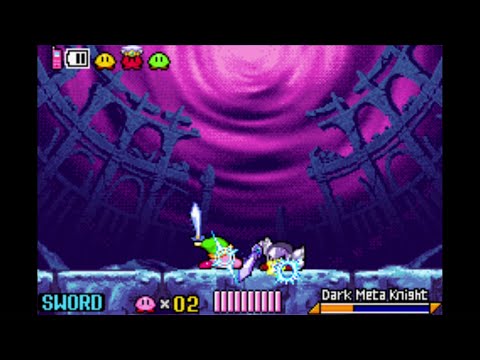 Kirby & the Amazing Mirror - Dark Meta Knight (No Damage)
