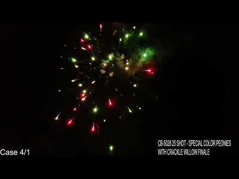 CB-5028 · 25 SHOT - SPECIAL COLOR PEONIES