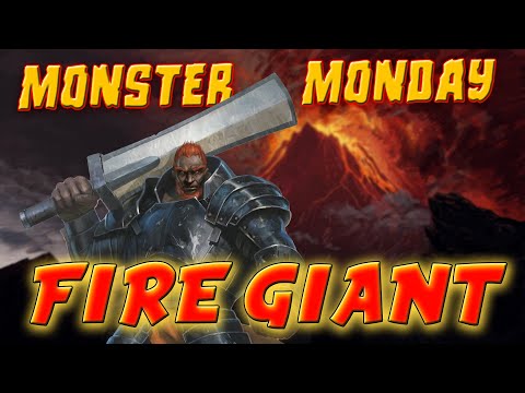 Monster Monday: Fire Giants - D&D, Dungeons & Dragons monsters