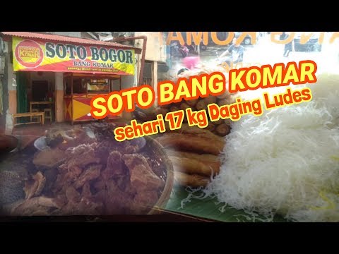 SOTO MIE bang KOMAR || SEHARI 17 KILO DAGING LUDES