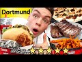 Ich TESTE FOOD HOTSPOTS mit den besten BEWERTUNGEN aus meiner NACHBARSTADT (Dortmund) für 24 Stunden
