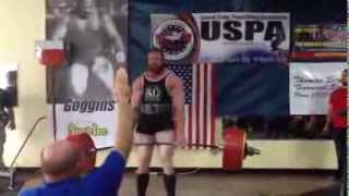 Винсент Урбанк - тяга 412,5 кг