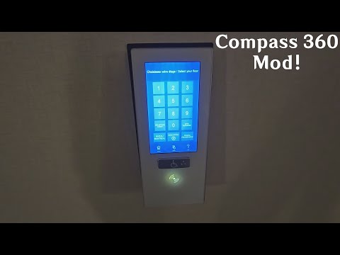 NEWLY MODDED!! OTIS Compass 360 Traction Elevators at Marriott Chateau Champlain - Montreal QC