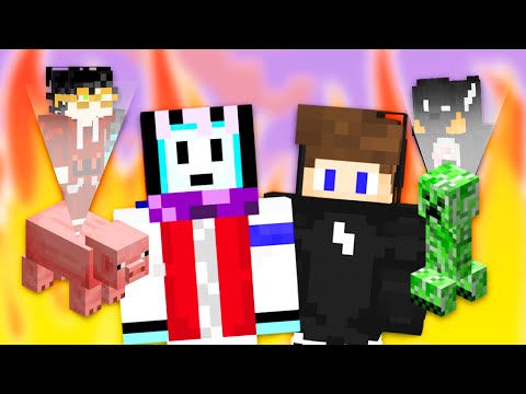 BeaconCream - MINECRAFT BUT DISTURBED BY ANIMALS (spoiler: my friend is an animal!!!)