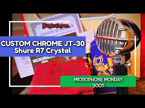 Custom Chrome Shure Crystal!! Best Blues Harmonica Mics | Astatic JT-30 Microphone Monday 300
