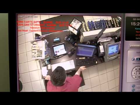 Kassenüberwachung an der Tankstelle 1.