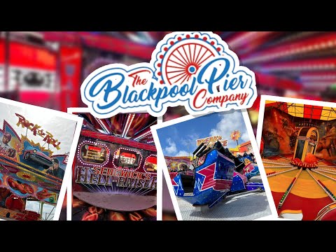 Blackpool South Pier Vlog, Rides & Attractions including THE INSANE Breakdance 😳 4K