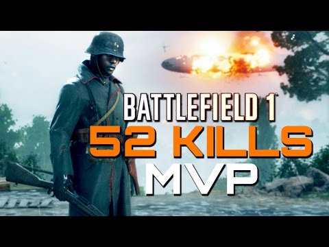 Battlefield 1: 52 Kills MVP Live (PS4 Multiplayer Gameplay)
