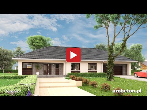 Projekt domu Berenika - archeton.pl - z użytkowym poddaszem 186,5 m2