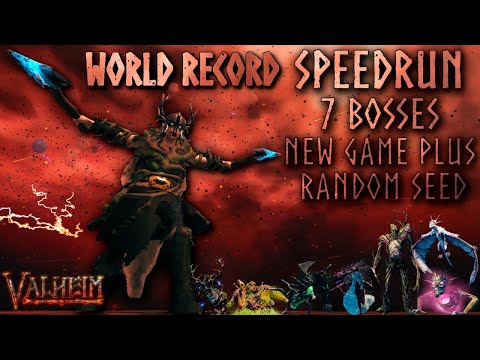 [WR] Valheim Speedrun | NG+ RSG | 7 Bosses:  Eikthyr, Moder, Bonemass, Elder, Yagluth, Queen & Fader