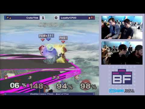 Battlefield 11 Melee Doubles Grand Finals - Loyalty & CPU (Red) vs Yink & Crate (Blue)