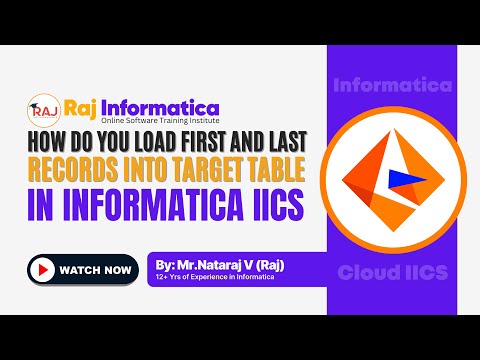 How to load First and Last Record to target table using Informatica IICS  - Scenario Based interview