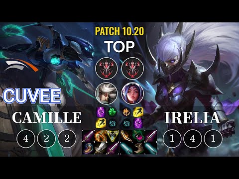 HLE CuVee Camille vs Irelia Top - KR Patch 10.20