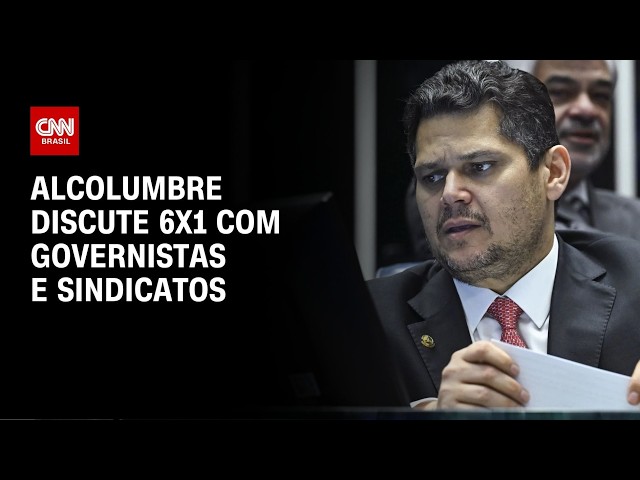 Fim da 6x1: Alcolumbre discute proposta com governistas e sindicatos | CNN 360º