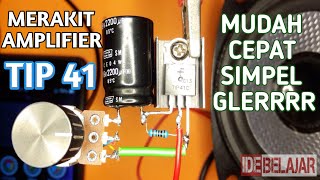 Download lagu TRANSISTOR TIP 41| amplifier menggunakan tip 41suara bass glerr | merakit sendiri ampli tip 41 mp3
