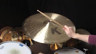 Video thumbnail for Zildjian 24" K Light Ride - 3281g by The Drum Shop - Portland, Maine