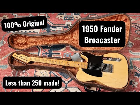 1950 Fender Broadcaster - Less than 250 made and 100% Original!