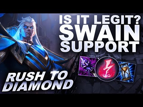 IS SWAIN SUPPORT LEGIT? CARRY MODE! - Rush to Diamond | League of Legends