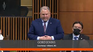MP Gord Johns Answers Liberal Question On Thresholds for Bill C-216