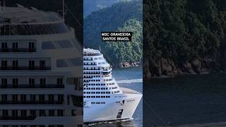 MSC GRANDIOSA navio  cruise ship cruzeiro Santos Salvador Buzios @cruzeiros2025 maior #shorts