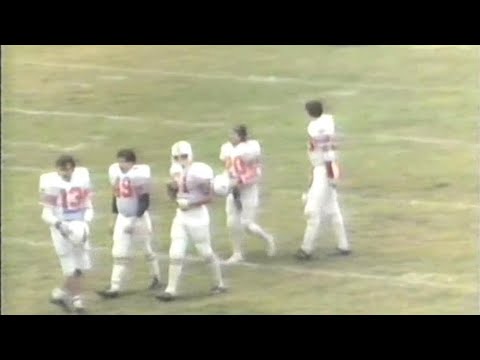 1986 BAFL Anglo Wildcard playoff Fylde Falcons vs Musselburgh Magnums