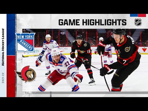 Rangers @ Senators 2/20 | NHL Highlights 2022