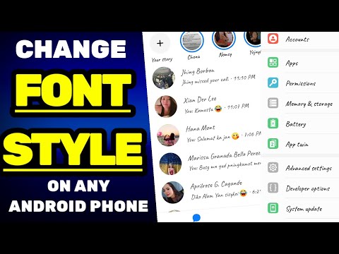 How To Change Font Style On Any Android Phone (Tutorial)