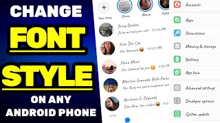 How To Change Font Style On Any Android Phone (Tutorial)