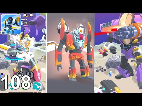 Mechangelion Part 108 – PVP Battle: Gattling Gun Mecha vs Sword Mecha!