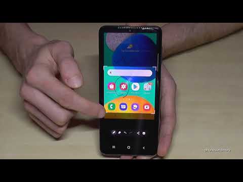 Samsung Galaxy M22: How to take a screenshot/capture?