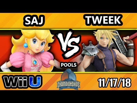 DHATL18 Smash 4 - Tweek (Cloud) Vs. Saj (Peach) - Wii U Pools A - WF
