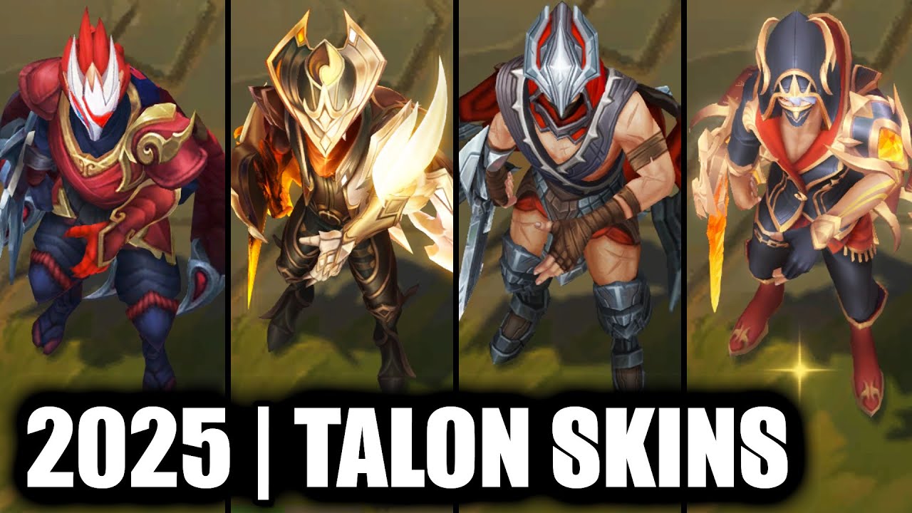 ALL TALON SKINS SPOTLIGHT 2025 | League of Legends
