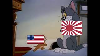 USA vs Japan: Tom and Jerry (WW2 meme)