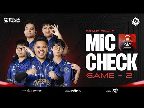 🔴 Grand Finals Mic-Check | Game 2 | EP - 1