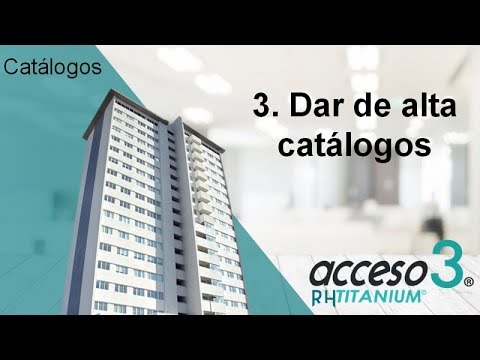 Crear catálogos