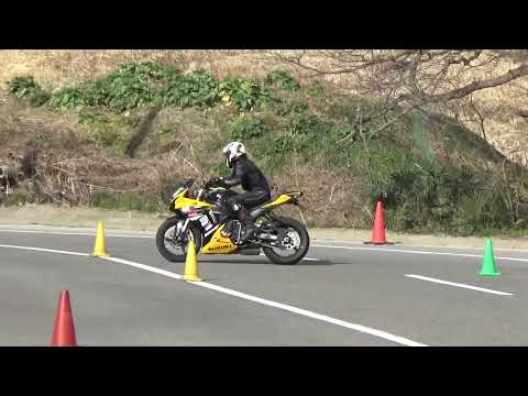 230219PM　KSR練習会GSX-R750モトジムカーナZEROKAZ
