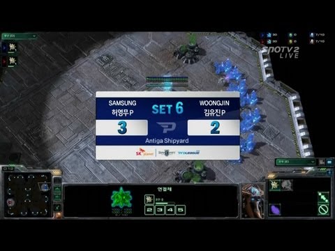 SPL [01.07] Jangbi(Samsung) vs sOs(Woongjin) 6SET /  WCS Antiga Shipyard - Starcraft 2