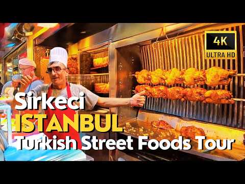 Istanbul Turkey 2025 | Turkish Street Food Lovers' Paradise in Sirkeci | 4K Walking Tour